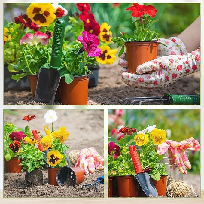 Plant Nursery Pot/Pots 100 Pcs 6" Plastic Small Plants Pots Flower Pots Seed - Image 3