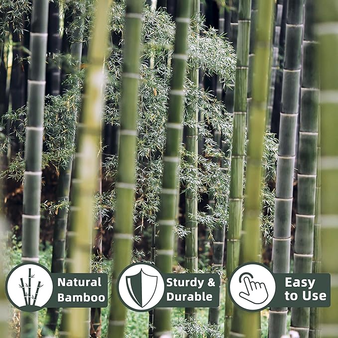 50Pcs / 18 inch Bamboo Plant Stakes - Image 2