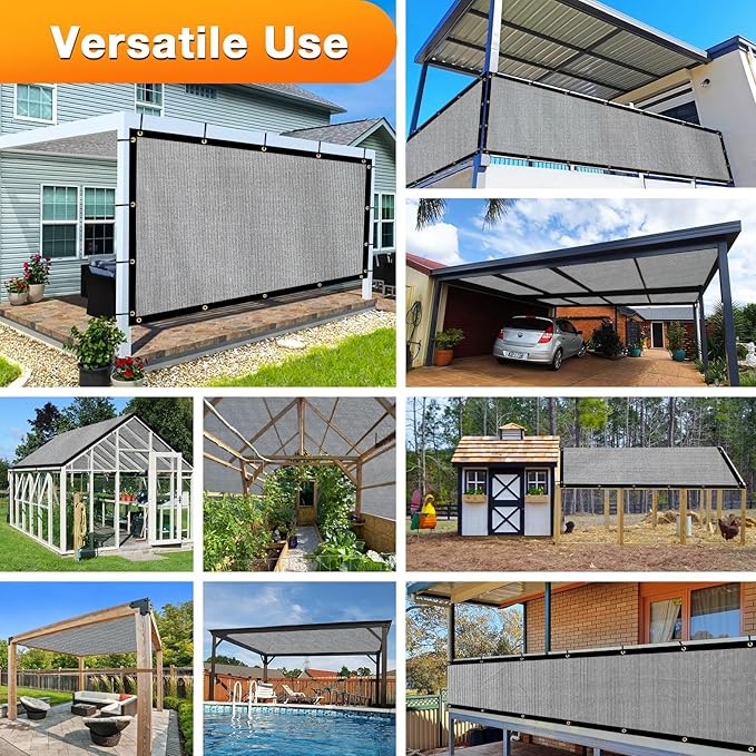 Artpuch Outdoor Pergola Shade Cover 10x11 FT Sun Shade Cloth - Image 6
