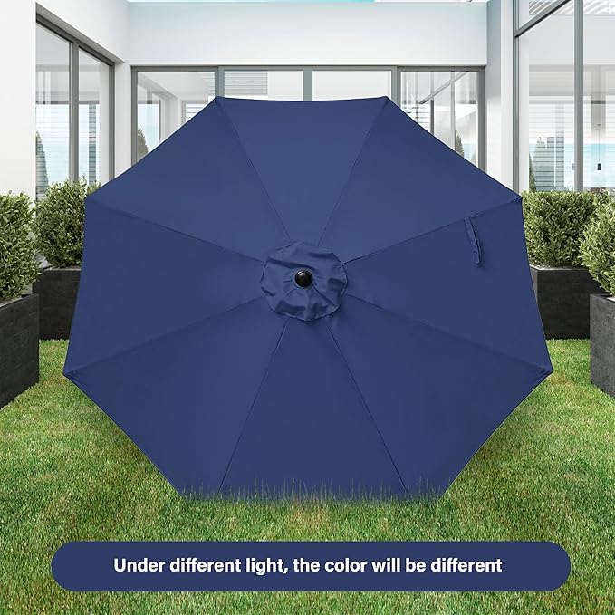 Simple Deluxe 9' Patio Umbrella Outdoor Table Market Yard Umbrella - Image 6
