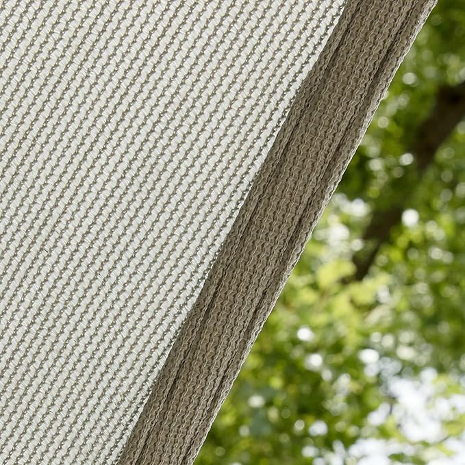 Amgo Custom Size 10' x 19' x 21.5' Grey Right Triangle Sun Shade Sail Order to - Image 8