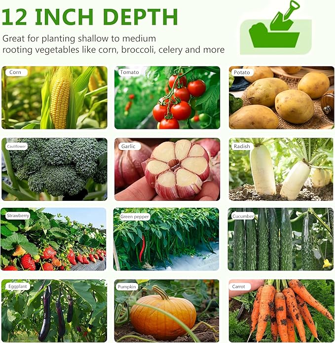 2PCS 6x3x1ft Galvanized Raised Garden Bed Kit, Metal Planter Box - Image 7