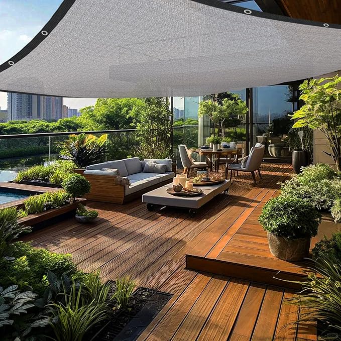 Grey Sun Shade Cloth, Pergola Shade Cover - Image 7