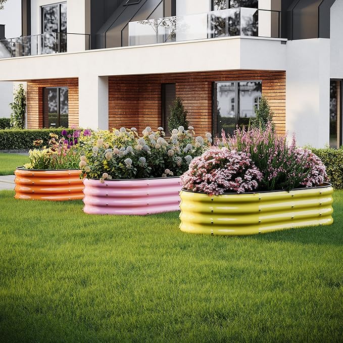 Raised Beds for Gardening Raised Garden Bed Kit for Gardening Outdoor，4x2x1ft - Image 6