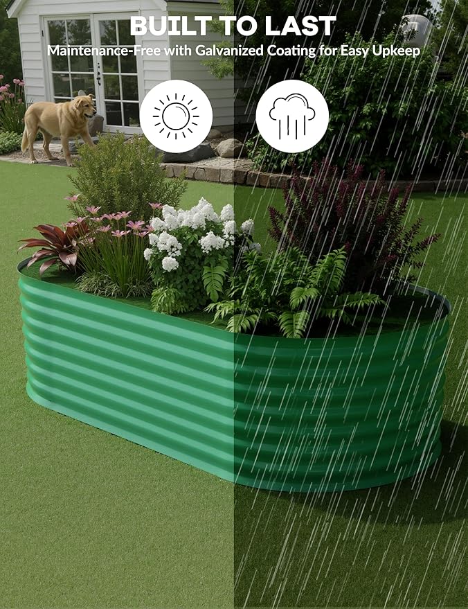 GarveeLife 2 Pcs Raised Garden Beds Outdoor 6x3x2 ft - Image 6