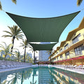 ColourTree TAPR1616 Custom Size 9' x 18' Green Sun Shade Sail Canopy UV Block by ColourTree