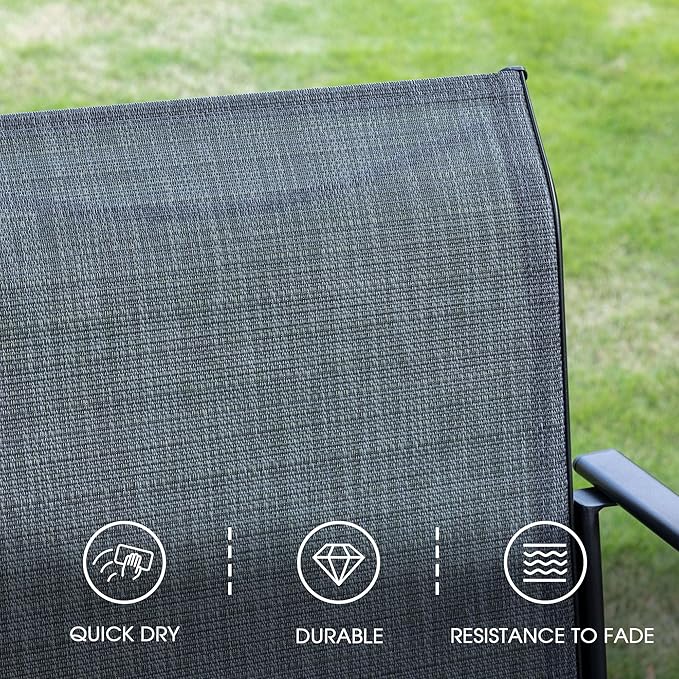 VICLLAX 3 Pieces Patio Dining Set - Image 5